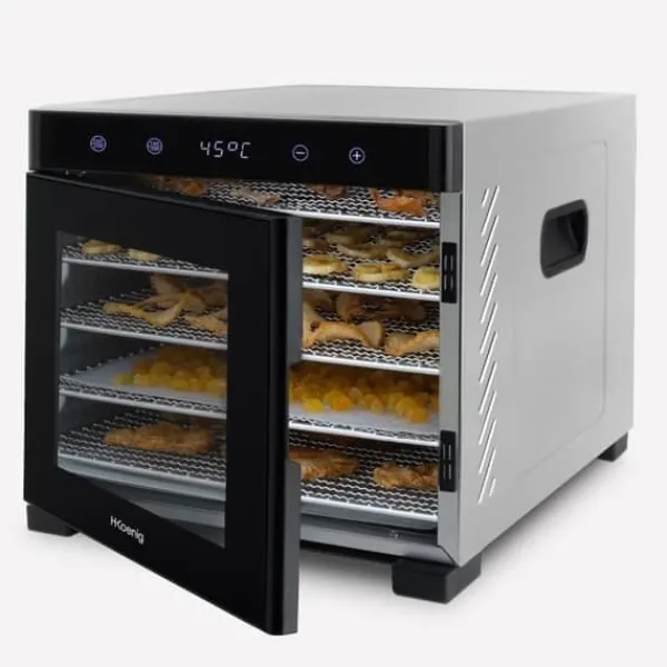 Dehydratorer>HKoeNIG Dehydrator - DSY900 - Temperatur fra 35°C til 70°C - Indbygget timer - 650W