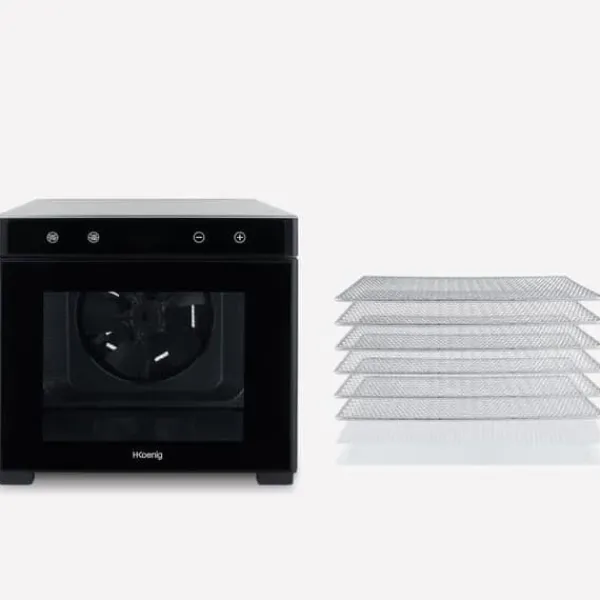 Dehydratorer>HKoeNIG Dehydrator - DSY900 - Temperatur fra 35°C til 70°C - Indbygget timer - 650W