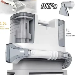 Håndholdt rengøringsmiddel, stærk sugeevne, kompakt design,EU, 400W Discount