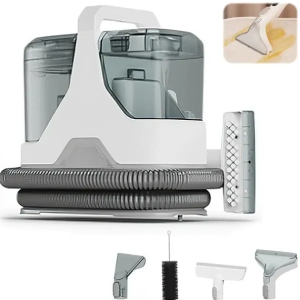 Håndholdt tæpperenser, 600W effekt, 15000Pa sugeevne,EU, 600W