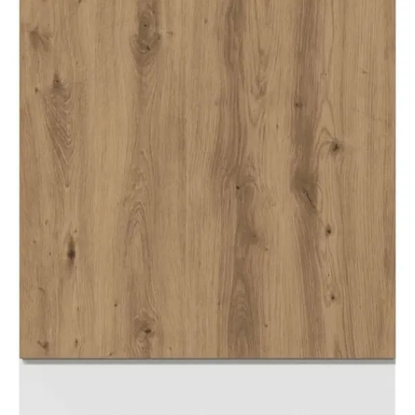 Opvaskemaskiner>Håndlavet opvaskemaskinepanel "Lyon" – Konstrueret træ | Størrelse: 60x1,5x67 cm
