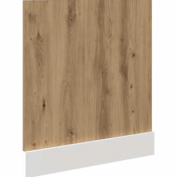 Opvaskemaskiner>Håndlavet opvaskemaskinepanel "Lyon" – Konstrueret træ | Størrelse: 60x1,5x67 cm