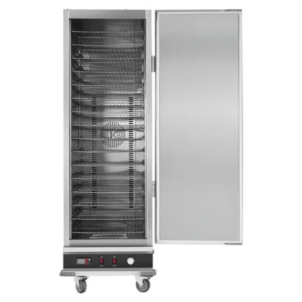 Hot Box Madvarmer 16-lags koncessionsskab, vandafløb, energieffektiv design, hurtig opvarmning, store kapacitet Sale