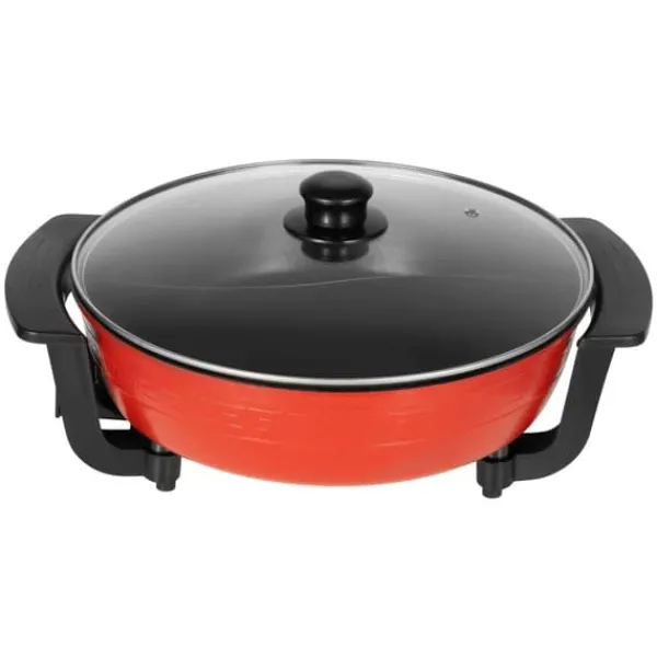 Hot Pot, 6L kapacitet, 5 temperaturindstillinger,Rød og Sort