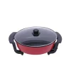 Elektriske Stegepander & Wokker>Hot Pot, 6L Kapacitet, Dobbelt-Sidet Design,Rød, 220V