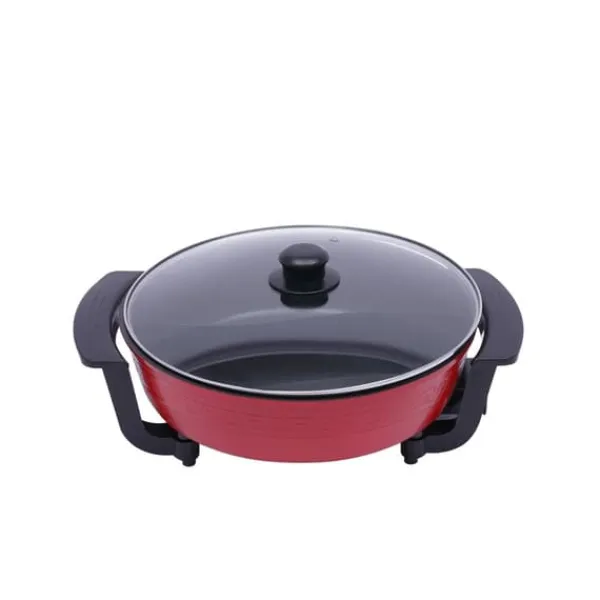 Hot Pot, 6L Kapacitet, Dobbelt-Sidet Design,Rød, 220V Sale