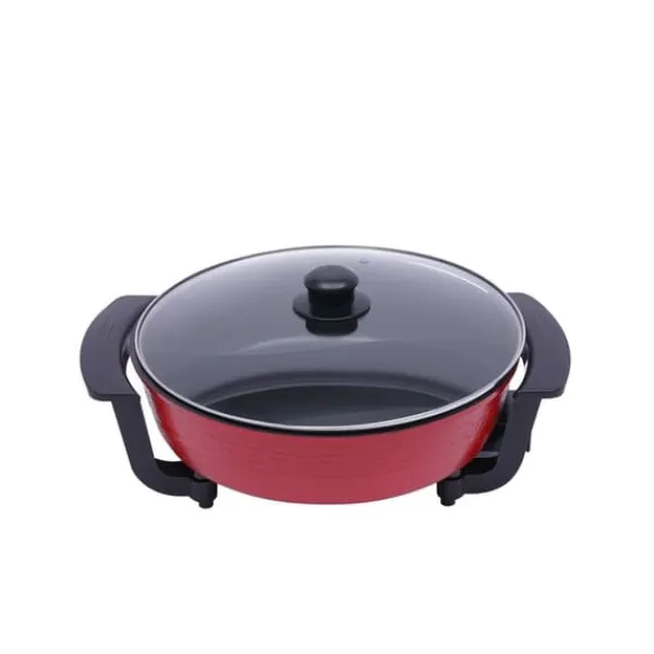 Hot Pot, 6L kapacitet, justerbar temperaturkontrol,Rød Best