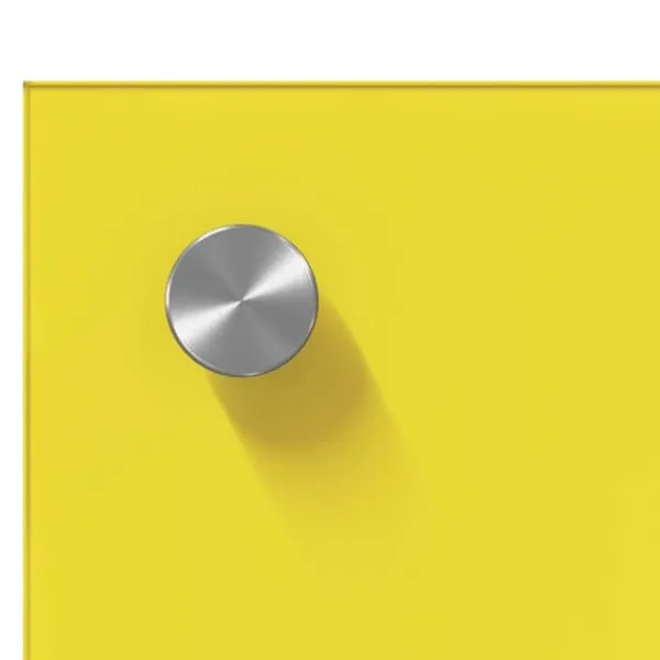 Monteringsfärdiga Kök & Pentryn>Hærdet glas køkken bagvæg - Modern rektangulær design | Størrelse: 80x60x0.6 cm | Farve: Gul