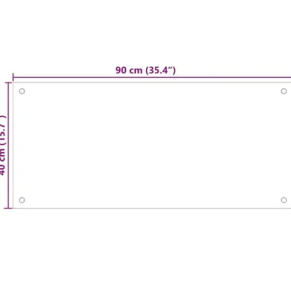 Komfurer>Hærdet glas stænkplade - Pålidelig stænkbeskyttelse | Farve: Sort | Størrelse: 90x40 cm