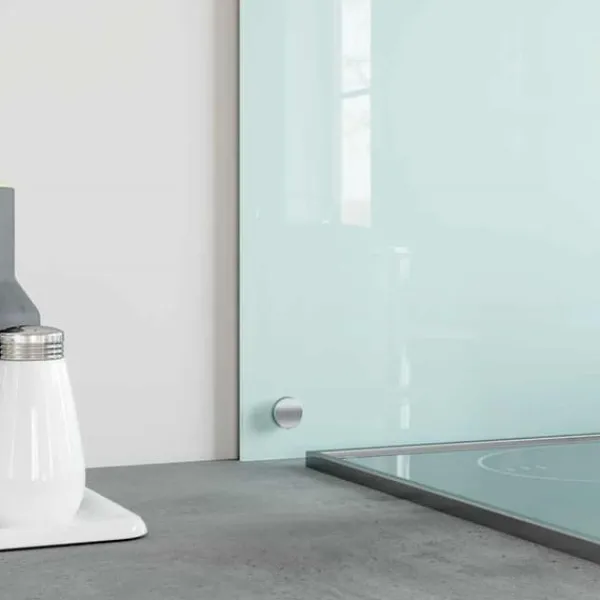 Hærdet glas stænkplade 70x60 cm | Farve: Hvid | Varmebestandig og ridsefast Clearance