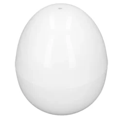 Madlavningsmaskiner>Hårdkokt äggkokare 4 ägg Kapacitet Kompakt design ABS-material Äggform Mikrovågsfunktion Äggkokare