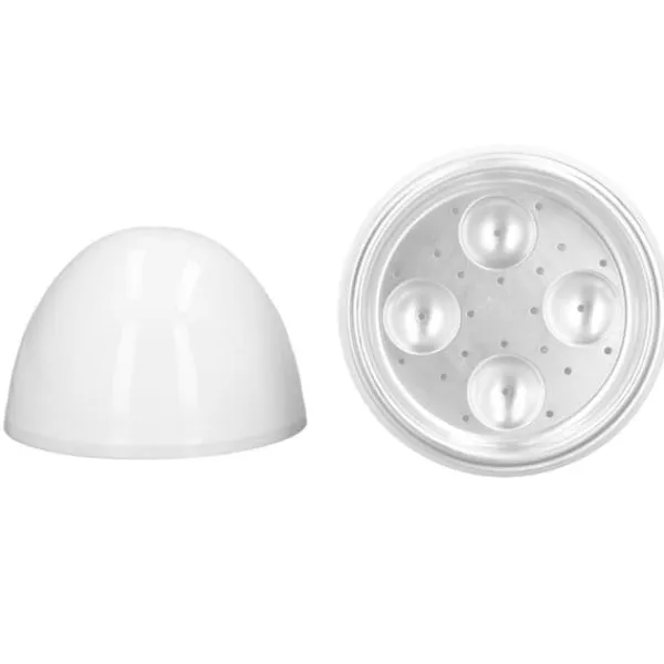 Madlavningsmaskiner>Hårdkokt äggkokare 4 ägg Kapacitet Kompakt design ABS-material Äggform Mikrovågsfunktion Äggkokare