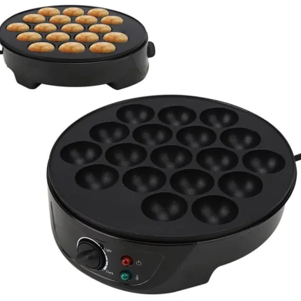 Elektriske Stegepander & Wokker>Husholdnings Takoyaki-maskine Octopus Ball Mini elektrisk bagepande morgenmadsmaskine 220‑240VEU stik