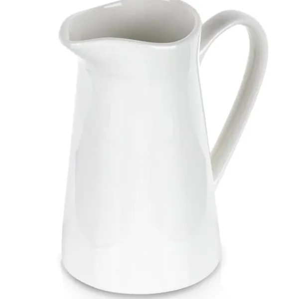 Kaffe- & Tekander>Hvid porcelænsmælkekande 200 ml