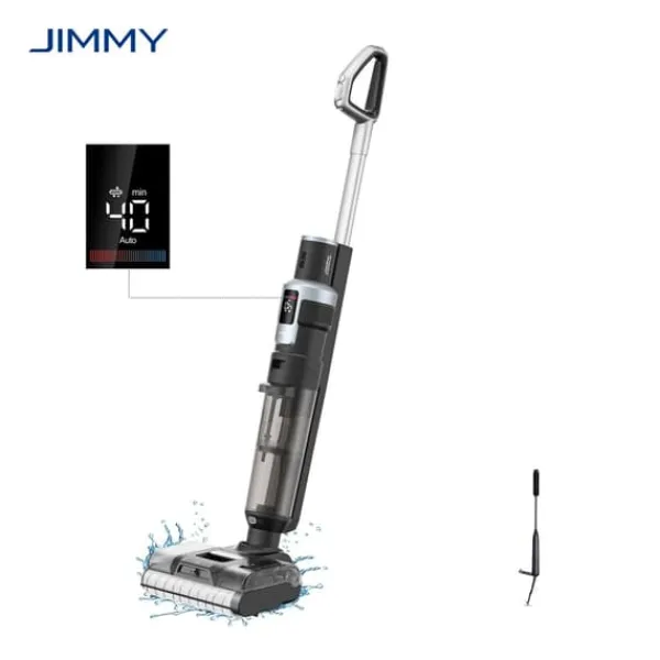 HW9 Pro Max - 2‑i‑1 støvsuger og gulvvasker - Trådløs - Smart LED-skærm - Selvrensning - 220–240 V - EU-stik Clearance