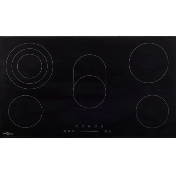 Indbygnings induktionskogeplade - 5 brændere Touch Control 8500 W | Størrelse: 77 cm