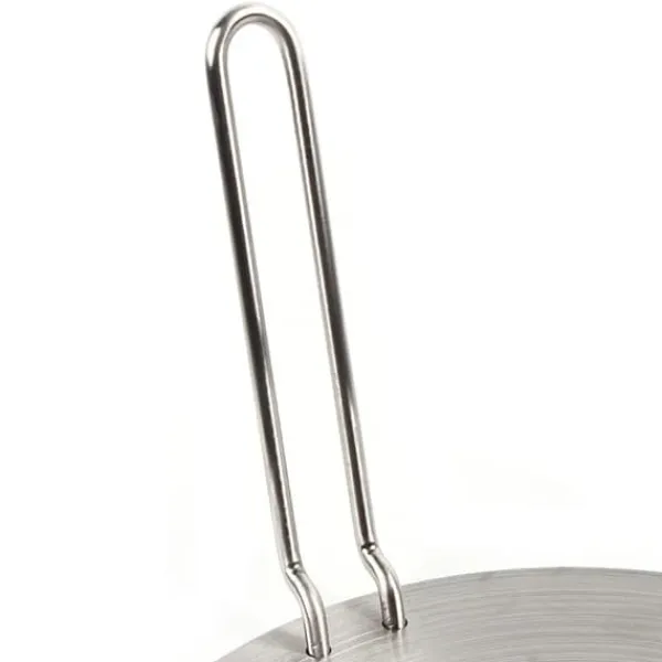 Portable Komfurer>Induktionsadapterplade - Varmefordeler - Rustfrit stål - Aftageligt håndtag - 24 cm - Universal - Sølv