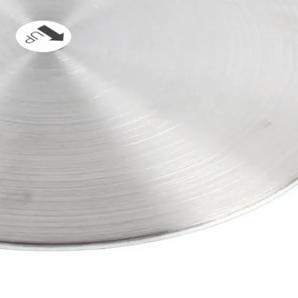 Portable Komfurer>Induktionsadapterplade - Varmefordeler - Rustfrit stål - Aftageligt håndtag - 24 cm - Universal - Sølv