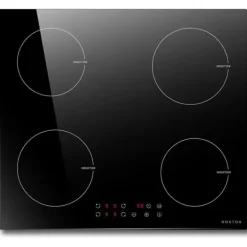Induktionskogeplade, 4 zoner, berøringskontrol,Ingen stik 6400W Discount