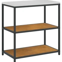 Industrielt køkkenopbevaringssæt med hylder - 3 pcs | Størrelse: 240x50x92 cm | Farve: Rusten Best