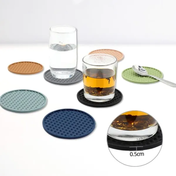 INF Sæt med 6 silikone kaffebakker med holder Outlet