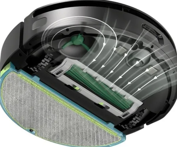 IROBOT Roomba 205 DustCompactor Combo Sort Støvsuger og Mopperobot Hot
