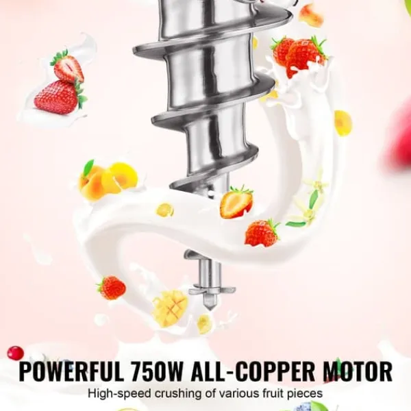 Ismaskine>Isblender 750W, Røremaskine, 304 Rustfrit Stål, Høj Effekt, Kvalitets Mixer