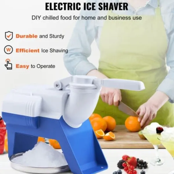 Isknusere & Ice Shavers>Isknuser maskine, 41x17,2x27,5 cm, Elektrisk, Knust is
