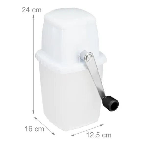 Isknusere & Ice Shavers>Isknuser, 24x12,5x16 cm, Hvid