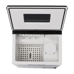 Ismaskine - 2‑i‑1 Knust is & Isterningemaskine - 150–180 W - Automatisk rengøring - Luftkølet - LCD‑display - Sølv Outlet