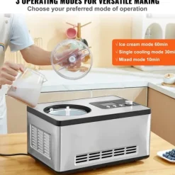Ismaskine, 2 kvart kapacitet, 180 watt strøm, AC 120V, ≤ 60 dB(A) støj, CE-certificeret Sale