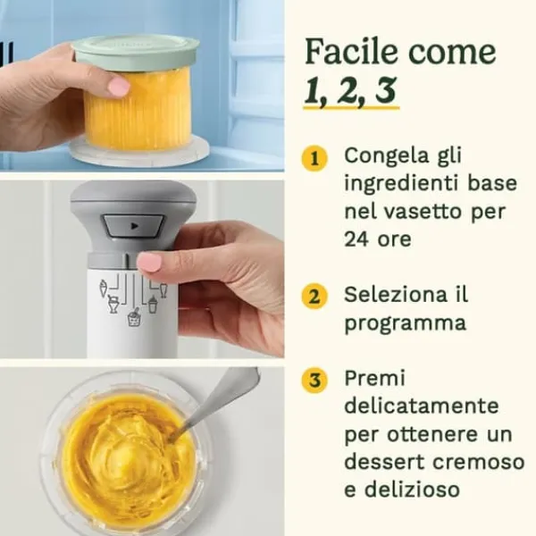 Skeer & Skovle>Ismaskine Cuisinart ICEFD10E Hvid Plastik 1 L 3,3 L 1L