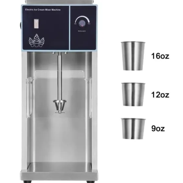 Ismaskine 400W, Rørebånd, 304 Rustfrit Stål, Effektiv Isblanding, Robuste Materialer Online