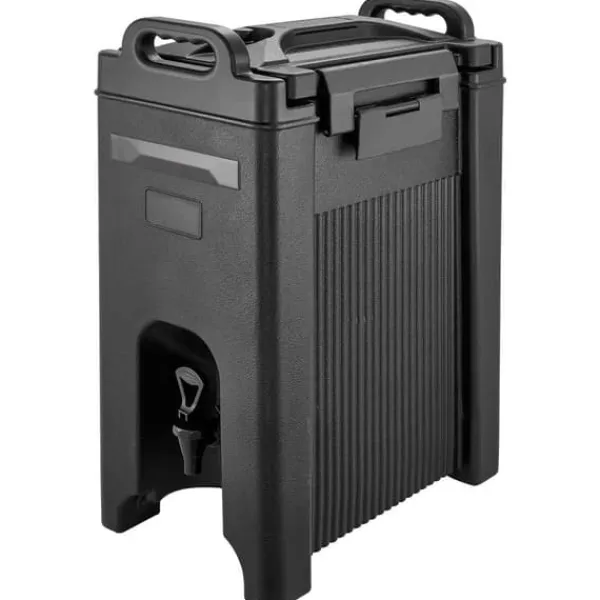 Isoleret Dispenser til Varme og Kolde Drikke, 5 Gallon/19 Liter, Drikkevareserveringssæt med 2 stk. Outlet