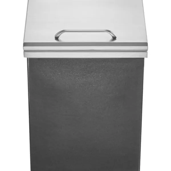 Isspande & Kølere>Isolering Ice Chest 14x12x18, rustfrit stål, med dæksel, transportabel, ideel til udendørsbrug