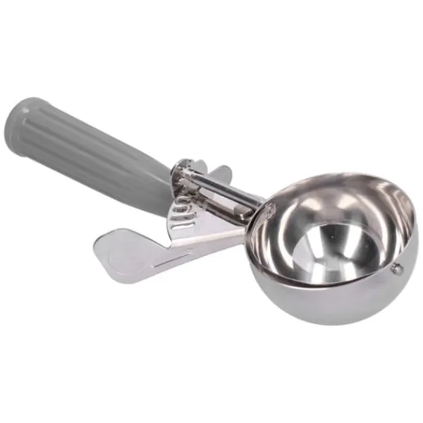 Skeer & Skovle>Isske Digger Multifunktionel Rustfrit Stål Isske Køkkenartikler 7cm Diameter Grå Håndtag