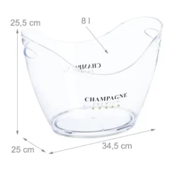 Isspand, 25,5x34,5x25 cm, Klar New