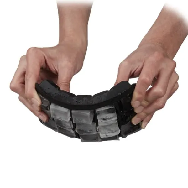 Isforme>Isterningebakke, silikone, 3x15x9,5 cm, sort