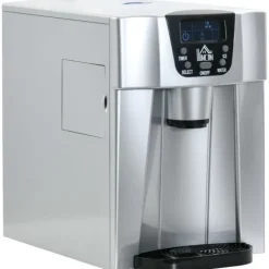 Isterningmaskine 12 kg/24 t, 9 isterninger på 6–10 min, 2 L tank, LCD, sølv Outlet