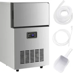 Isproducenter>Isterningmaskiner - Living isterningmaskine 45 kg/24 timer sølvfarvet