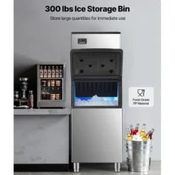 Isterterningsmaskine, 249,5 kg/24t, 580x668x1105 mm, Rustfrit stål Discount