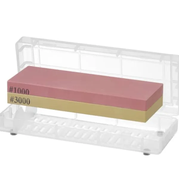 Køkkenknive>Japansk knivslibesten Naniwa korn 1000/3000 - Hendi 820674