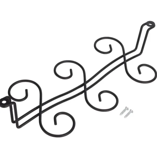 Vinflaskeholdere>Jern Hængende 6 Flasker Vinkop Rack Glasholder Display Hylde Organizer