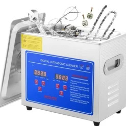 JPS-20A Ultraschallrenser 3L til smykker, rustfrit stål med digital skærm - effektiv ultrasonisk rengøring. New