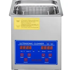 JPS-10A Ultrasonisk renser 2L, digitalt display, rustfrit stål, perfekt til smykker og effektiv rengøring. Best