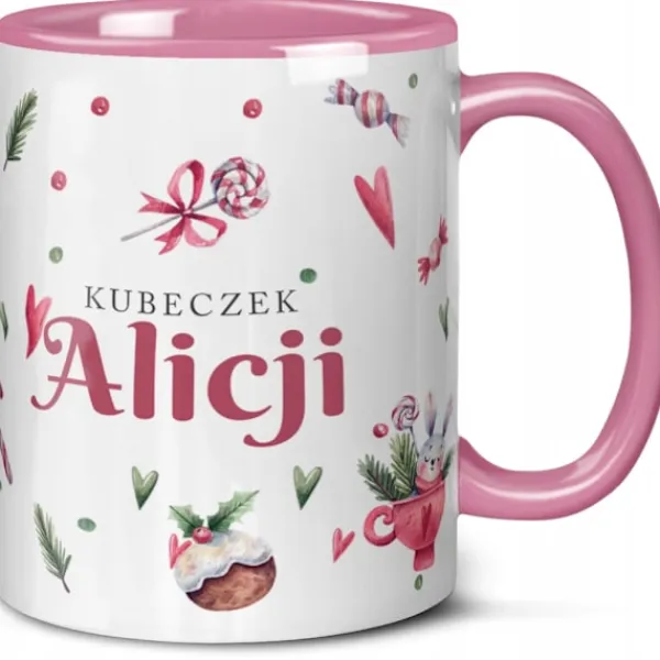 Kaffe- & Teservicer>JULEKRUS MED NAVN JULEMANDENS GAVER TIL BØRN JUL + NAVN