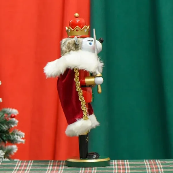 Julen Nøddeknækkeren Mus Konge Desktop Ornament Statue Nøddeknækker Dukke Online
