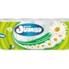 Toiletpapir>JUMBO SMART ELEPHANT Toiletpapir kamille 8 ruller 3-lags