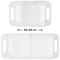 Justerbar køkkensi til vask, si, dørslag til vask, 32-44x20x8cm ORION 731623 Discount