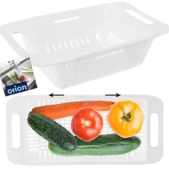 Justerbar køkkensi til vask, si, dørslag til vask, 32-44x20x8cm ORION 731623 Discount